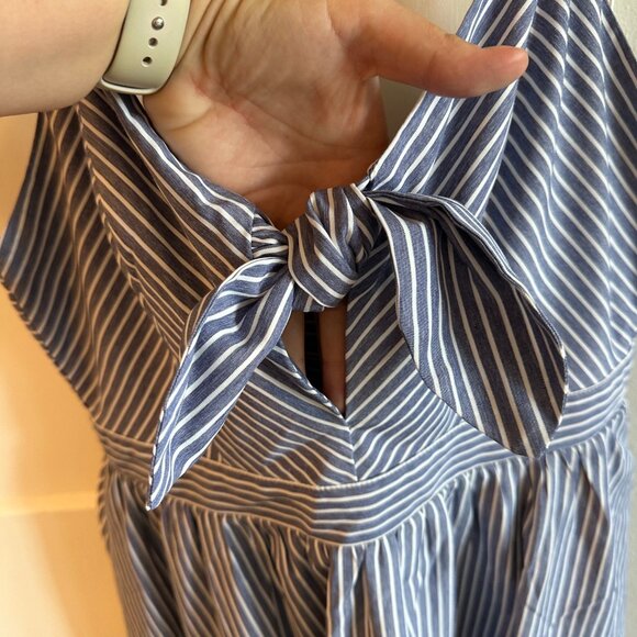 Lulus Joyful Days Pinstripe Dress, size M (Used–Great Condition) - Picture 4 of 7